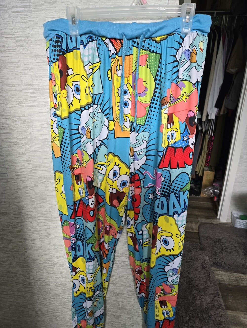 Nickelodeon SpongeBob Multicolor Cartoon Print Pajama Pants